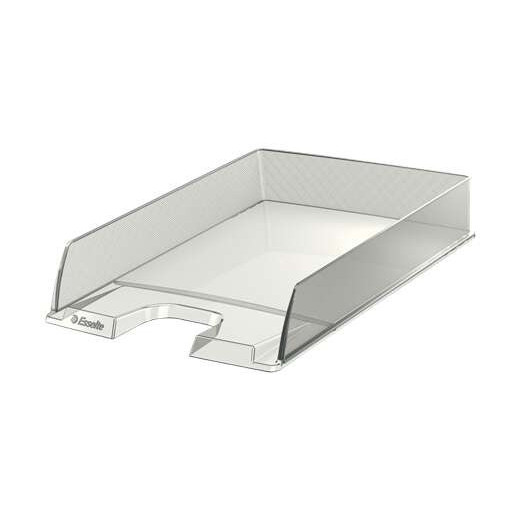 Esselte Europost Bandeja Portadocumentos - Plastico Transparente - Formato Vertical - A4 - Color Cristal