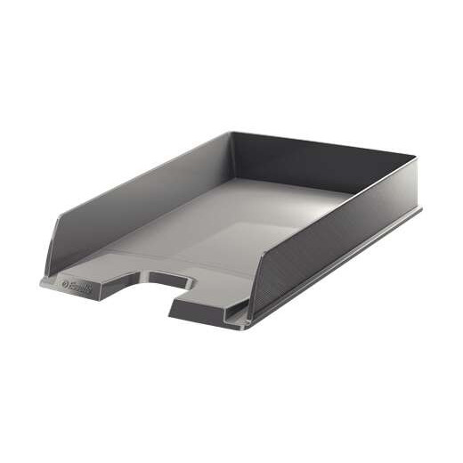 Esselte Europost Bandeja Portadocumentos -  Formato Vertical - A4 - Espacio para Etiqueta Identificativa - Color Gris