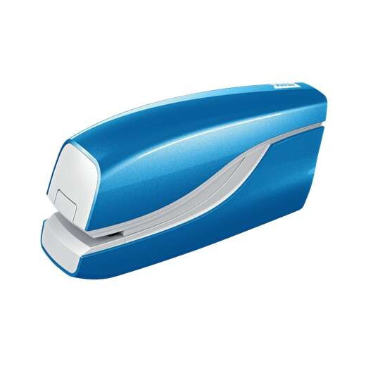 Petrus WOW E-310 Contactless Grapadora Electrica - Hasta 10 Hojas - Grapado Cerrado - Utiliza Grapas Petrus Nº10 - Color Azul