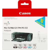 Canon PGI72 Pack de 5 Cartuchos de Tinta Originales - Negro Photo