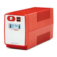 Salicru SPS 500 SOHO+ Sistema de Alimentacion Ininterrumpida - SAI/UPS - 500 VA - Line-interactive - Doble Cargador USB - Color Rojo