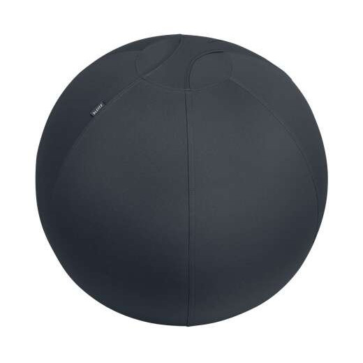 Leitz Ergo Active Balon de Asiento Antideslizante 65cm - Asa de Transporte Resistente - Carga Maxima de 150kg - Funda Lavable - Color Gris Oscuro