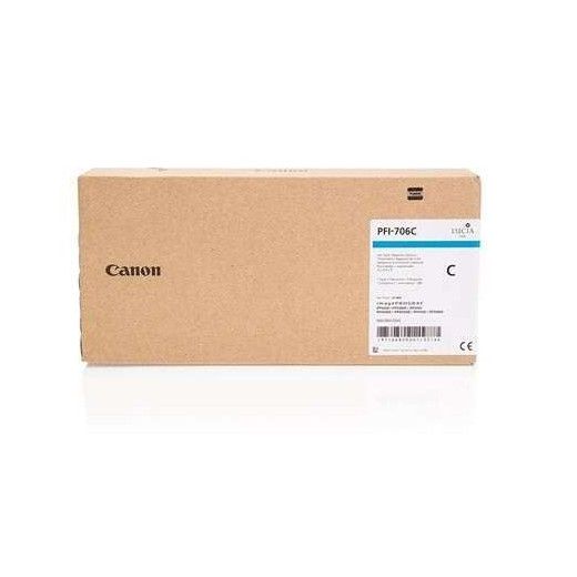 Canon PFI706 Cyan Cartucho de Tinta Original - 6682B001