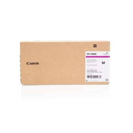 Canon PFI706 Magenta Cartucho de Tinta Original - 6683B001