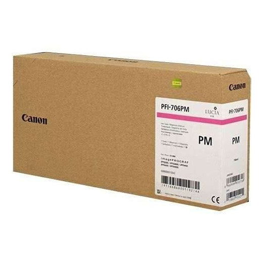 Canon PFI706 Magenta Photo Cartucho de Tinta Original - 6686B001