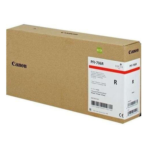 Canon PFI706 Rojo Cartucho de Tinta Original - 6687B001