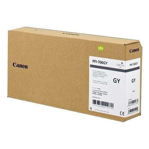 Canon PFI706 Gris Cartucho de Tinta Original - 6690B001