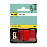 Post-it Index Dispensador con 50 Marcadores Reposicionables 25.4 x 43.2mm - Adherencia Firme - Para Marcar