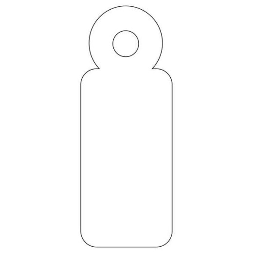 Apli Etiquetas Colgantes Blancas 11 x 29mm 200 U.