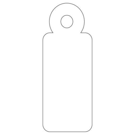 Apli Etiquetas Colgantes Blancas 13 x 34mm 200 U.