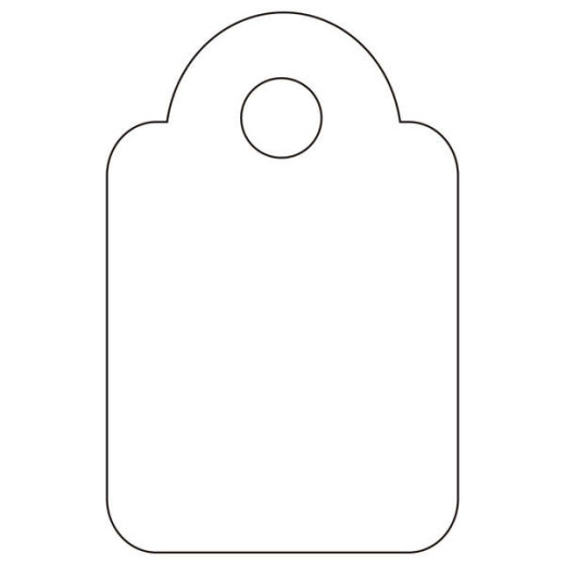 Apli Etiquetas Colgantes Blancas 13 x 20mm 200 U.