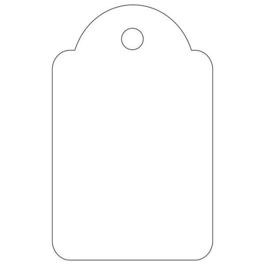 Apli Etiquetas Colgantes Blancas 22 x 35mm 100 U.