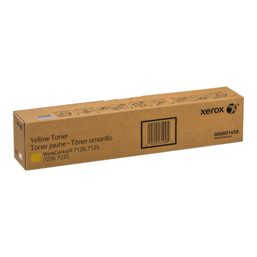 Xerox WorkCentre 7120/7125/7220/7225 Amarillo Cartucho de Toner Original - 006R01458