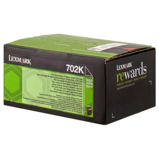 Lexmark CS310/CS410/CS510 Negro Cartucho de Toner Original - 70C20K0/70C20KE/702K