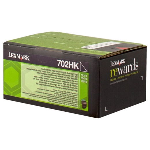 Lexmark CS310/CS410/CS510 Negro Cartucho de Toner Original - 70C2HK0/70C0H10/70C0H10/702HK