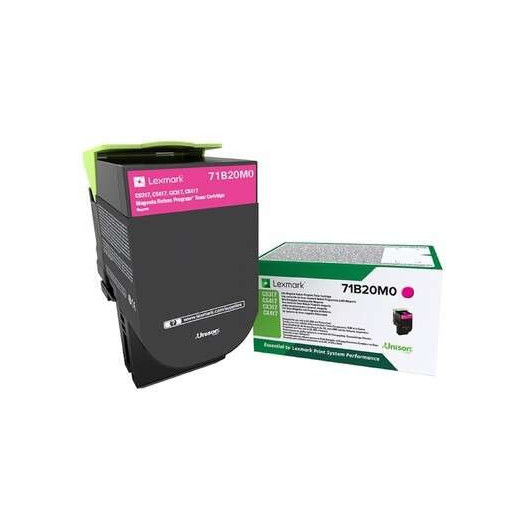 Lexmark CS317/CS417/CS517/CX317/CX417/CX517 Magenta Cartucho de Toner Original - 71B20M0/71B0030