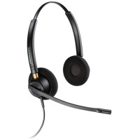 Plantronics/Poly EncorePro 520 Auriculares con Microfono - Cancelacion de Ruido - Almohadillas Acolchadas - Color Negro