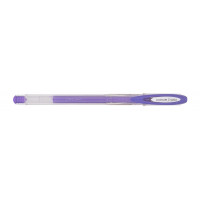 Uni-ball UM-120AC Signo Angelic Roller de Tinta Gel - Punta de Bola 0.7mm - Tinta Resistente al Agua y Luz - Escribe en Papel Negro y Blanco - Color Violeta