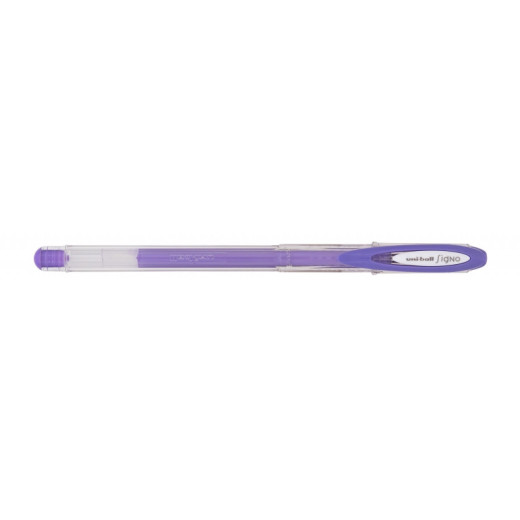 Uni-ball UM-120AC Signo Angelic Roller de Tinta Gel - Punta de Bola 0.7mm - Tinta Resistente al Agua y Luz - Escribe en Papel Negro y Blanco - Color Violeta