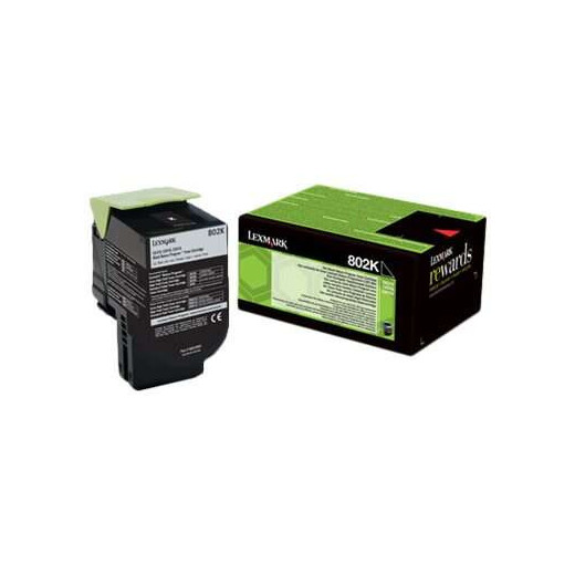 Lexmark CX310/CX410/CX510 Negro Cartucho de Toner Original - 80C20K0/80C20KE/802K