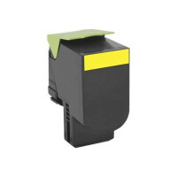 Lexmark CX410/CX510 Amarillo Cartucho de Toner Original - 80C2HY0/80C2HYE/802HY