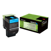 Lexmark CX510 Cyan Cartucho de Toner Original - 80C2XC0/80C2XCE/80C0X20/802XC