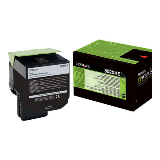 Lexmark CX510 Negro Cartucho de Toner Original - 80C2XK0/80C2XKE/80C0X10/802XK