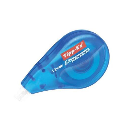 Tipp-Ex Easy Correct Cinta Correctora 4.2mm x 12m - Resistente - Escritura Instantanea
