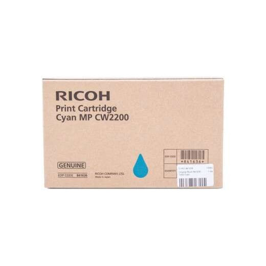 Ricoh Aficio MP-CW2200SP Cyan Cartucho de Tinta Original - 841636/MP CW2200C