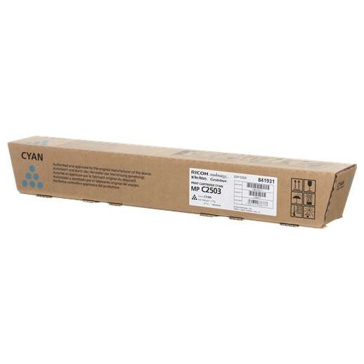 Ricoh Aficio MP-C2503SP/MP-C2003SP/MP-C2011SP Cyan Cartucho de Toner Original - 841931