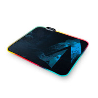 Abysm Gaming Covenant RGB Alfombrilla Gaming M - Iluminacion RGB - Antideslizante - Tamaño 355x300x4mm