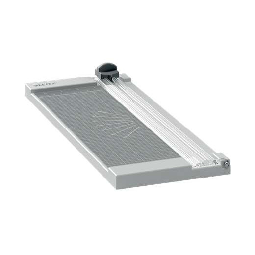 Leitz Precision Home A4 Cizalla para Corte Papel - Corta hasta 8 Hojas - Para Formato A4 - Cabezal de Corte con Cuchilla Fija - Color Gris