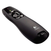 Logitech R400 Presentador Laser Inalambrico - Radio de Accion 15m - Color Negro