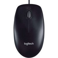 Logitech M90 Raton USB 1000dpi - 3 Botones - Uso Ambidiestro - Color Negro