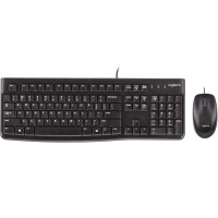 Logitech MK120 Pack USB Teclado + Raton 1000dpi 3 Botones - Uso Ambidiestro - Color Negro