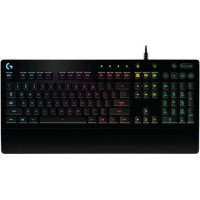 Logitech G213 Prodigy Teclado Gaming USB - Retroiluminacion RGB - Resistente a Salpicaduras - Reposamuñecas - Cable de 1.80m - Color Negro