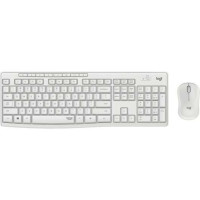 Logitech MK295 Pack Inalambrico Teclado + Raton 1000dpi 3 Botones - Teclas y Botones Silenciosos - Uso Ambidiestro - Color Blanco