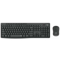 Logitech MK295 Pack Inalambrico Teclado (Portugues) + Raton 1000dpi 3 Botones - Teclas y Botones Silenciosos - Uso Ambidiestro - Color Negro