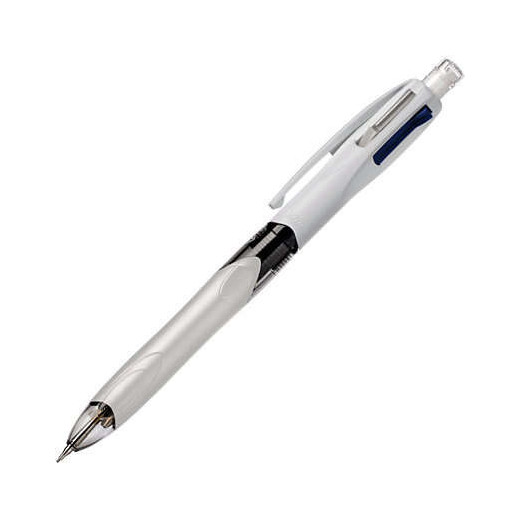 Bic 4 Colours 3+1 Boligrafo y Portaminas Retractil - Punta Media de 1mm - Mina HB 0.7mm - Cuerpo Ancho con Grip - Goma de Borrar - 3 Colores + Portaminas