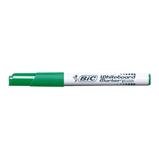 Bic Velleda 1741 Marcador para Pizarra - Punta de 4.5 mm - Trazo 1.4mm - Tinta con Base de Acetona - Borrado Optimo - Larga Duracion - Color Verde