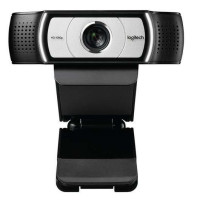 Logitech C930e Webcam HD 1080p - USB 2.0 - Microfonos Integrados - Enfoque Automatico - Angulo de Vision 90º - Color Negro/Plata