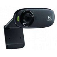 Logitech C310 Webcam HD 720p - 5Mpx - USB 2.0 - Microfono Integrado - Angulo de Vision 60º - Enfoque Fijo - Cable de 1.50 - Color Negro