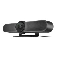 Logitech MeetUp Webcam Profesional para Streaming Ultra HD 4K Bluetooth - Microfonos y Altavoces Integrados - Campo de Vision 120º - Color Negro