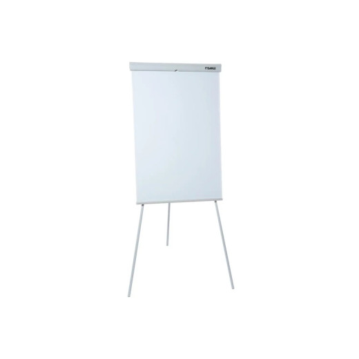 Dahle 96010 Pizarra Blanca Magnetica de Caballete con Sujecion de Bloc Universal - Regulacion de la Altura hasta 180cm - Bandeja para Rotuladores - Color Blanco