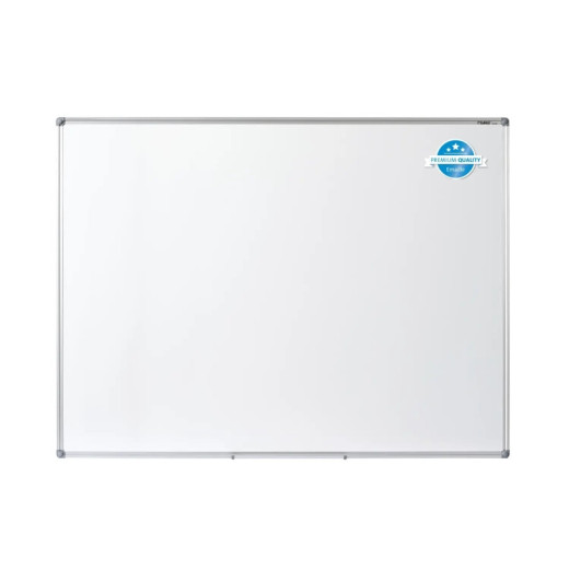 Dahle Professional Board Pizarra Blanca Esmaltada Magnetica 900x1200mm - Marco de Aluminio - Bandeja para Rotuladores