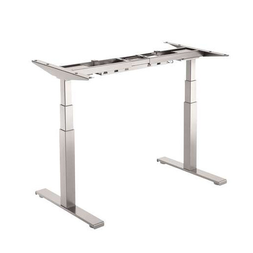 Fellowes Estructura Metalica Plata Mesa Regulable en Altura Cambio - 3 Configuraciones de Memoria - Altura de 645 mm a 1305 mm - Maxima Seguridad