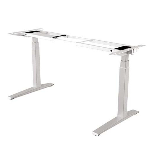 Fellowes Estructura Metálica para Mesa Regulable en Altura Levado - 4 Configuraciones de Memoria - Motor Dual - Silenciosa y Rapida - Color Plata