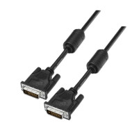 Aisens Cable DVI Dual Link 24+1 con Ferrita - DVI-D Macho a DVI-D Macho - 1.8m - (2560 x 1600) - Color Negro