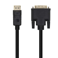 Aisens Cable Conversor Displayport a DVI - DP/M-DVI/M - 3.0m - Color Negro