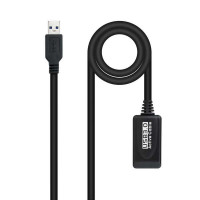 Nanocable Cable Prolongador con Amplificador USB-A 3.0 Macho a USB-A Hembra 5m